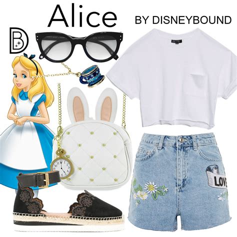 alice in wonderland disney bound|simple disney bounding ideas.